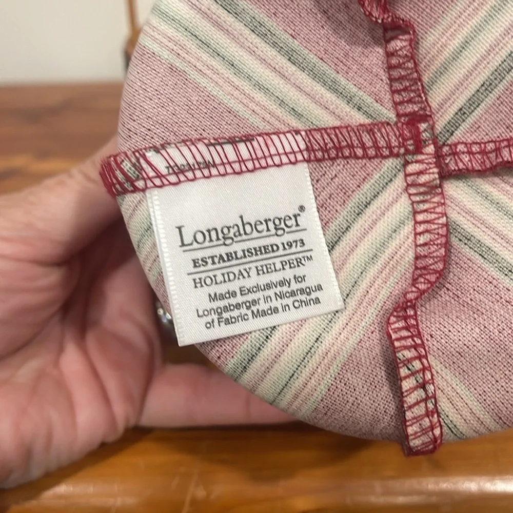 Longaberger 2005 Holiday Helper Basket